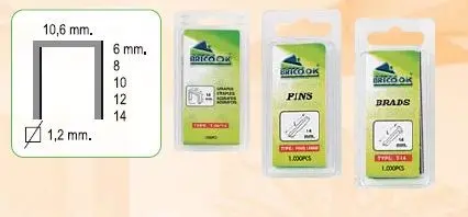 Agrafes T50  Clous T10 pour modèle GM401-[Modèle:Clous T14]