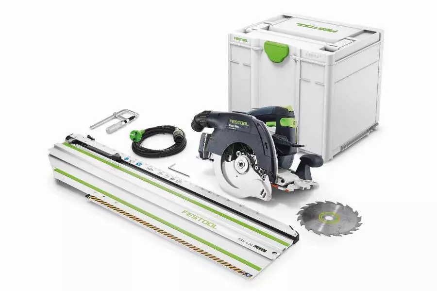 Scie circulaire portative FESTOOL HK 55 EB-Plus + Rail de guidage FSK 420 et lame de scie Ø 160 mm - 576131