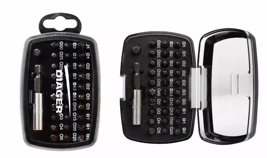 Coffret torsion embouts DIAGER 32 pièces + porte-embout FOX II - 632C