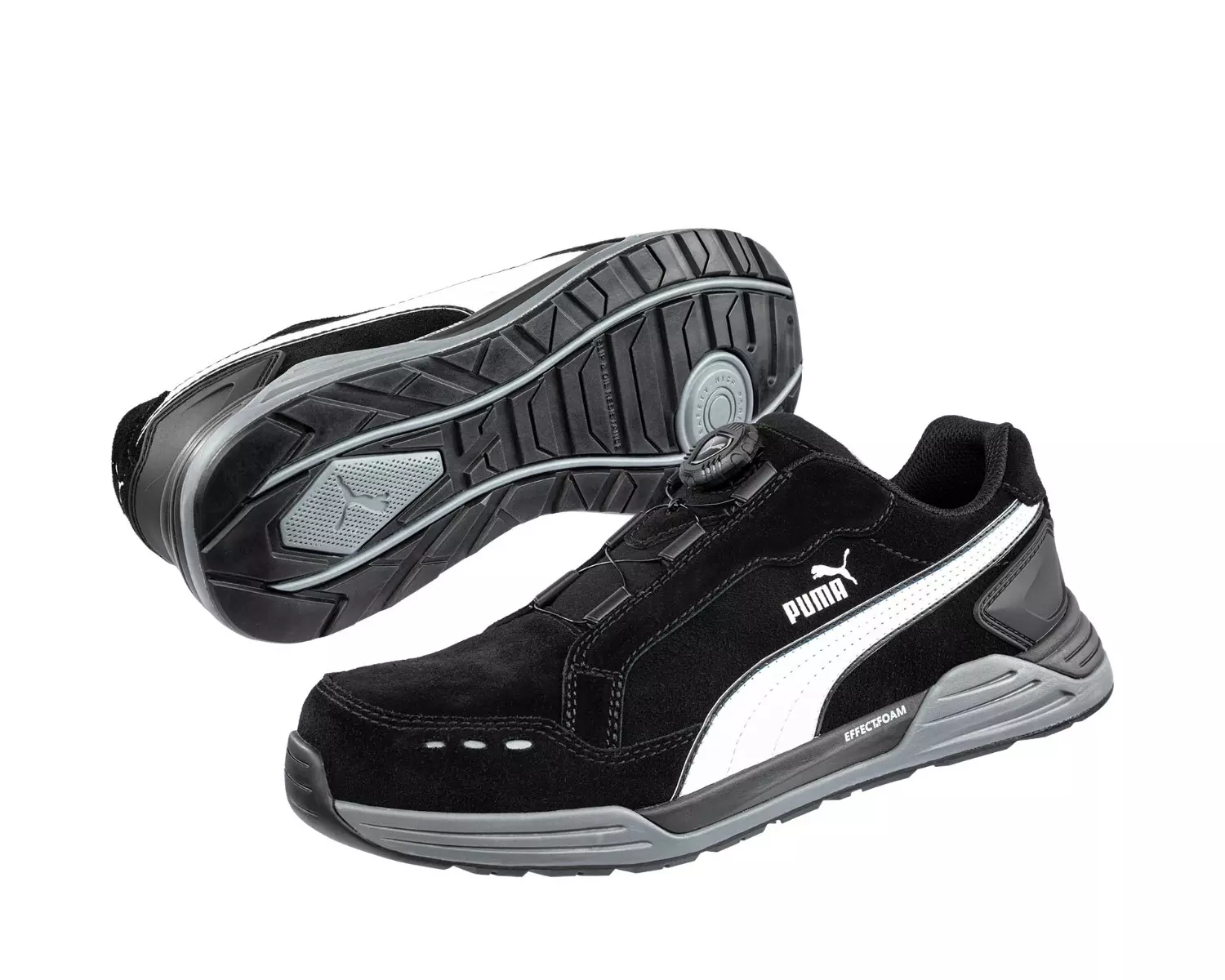 Chaussures de sécurité S3 ESD AIRTWIST DISC BLACK LOW - PUMA SAFETY - 644651200000039