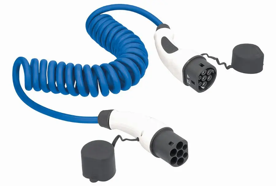 Câble de charge spirale mode 3 3.6KW 1/5M - SCHWABE - 65120