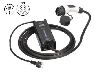 Contrôleur de charge mobiles pour voitures électriques mode 2 IP44 - SCHWABE - 65150
