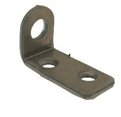 Equerre trou lisse D8 acier brut