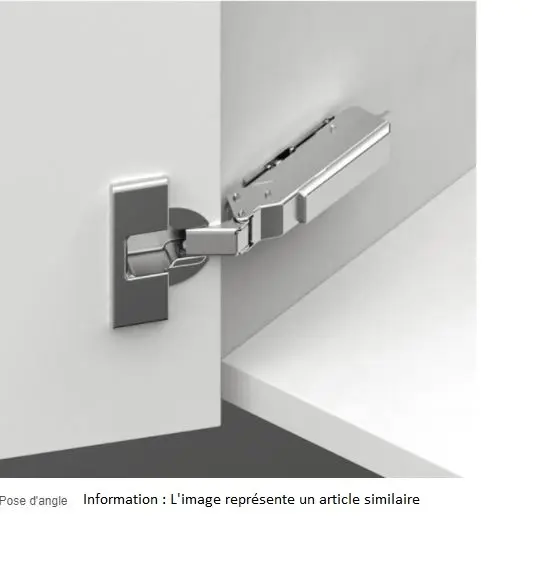 Charnière GRASS TIOMOS 110° avec amortisseur