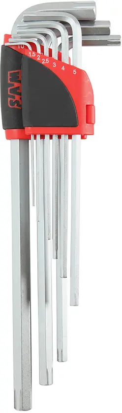 Clés mâles extra-longues SAM OUTILLAGE pour vis abîmées - 9 pièces - 67-HR9A