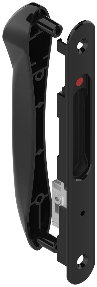 Coquille double de coulissant à clé Silène 6796 LA CROISÉE DS - Noir - DS6796-013