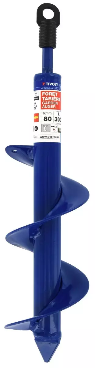 Foret tarière pour perceuse Ø80mm / L300mm - 11102930002