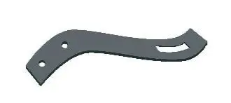 Ressort de placard Ac. bleui Ref 7230 Monin