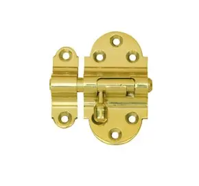 Targette pène rond 35mm T5 DCG Laiton Poli