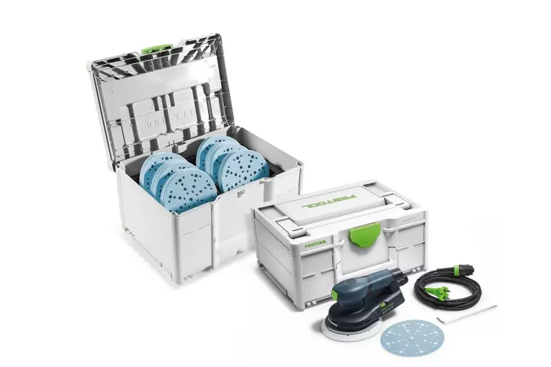 Ponceuse excentrique ETS EC 150/3 EQ-SYS GR - FESTOOL - avec systainer abrasifs - Systainer - 578265
