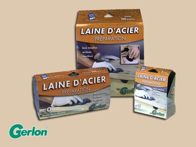 Laine d'acier Echeveau 200Gr GERLON-[Grain:N.0]