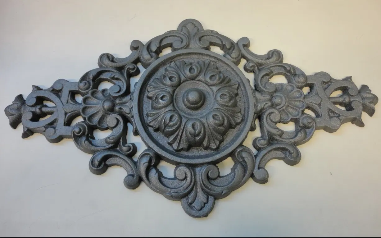 Palmette Fonte pour portail-[Dimensions:525 x 300]