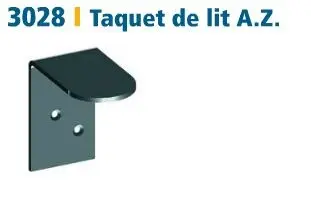 Taquet de lit A.Z Ref 3028 Monin