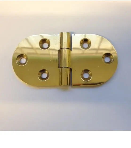 Charnière couplet 40x80 laiton poli
