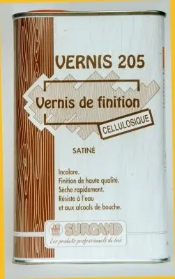 Vernis Cellulosique satiné 205 SURGAND-[Conditionnement:5 Litres]