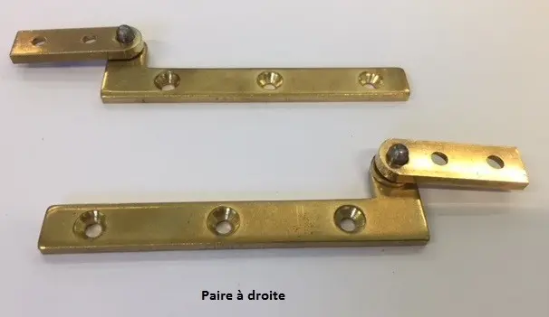 Pivots de meuble 90mm Laiton N.65