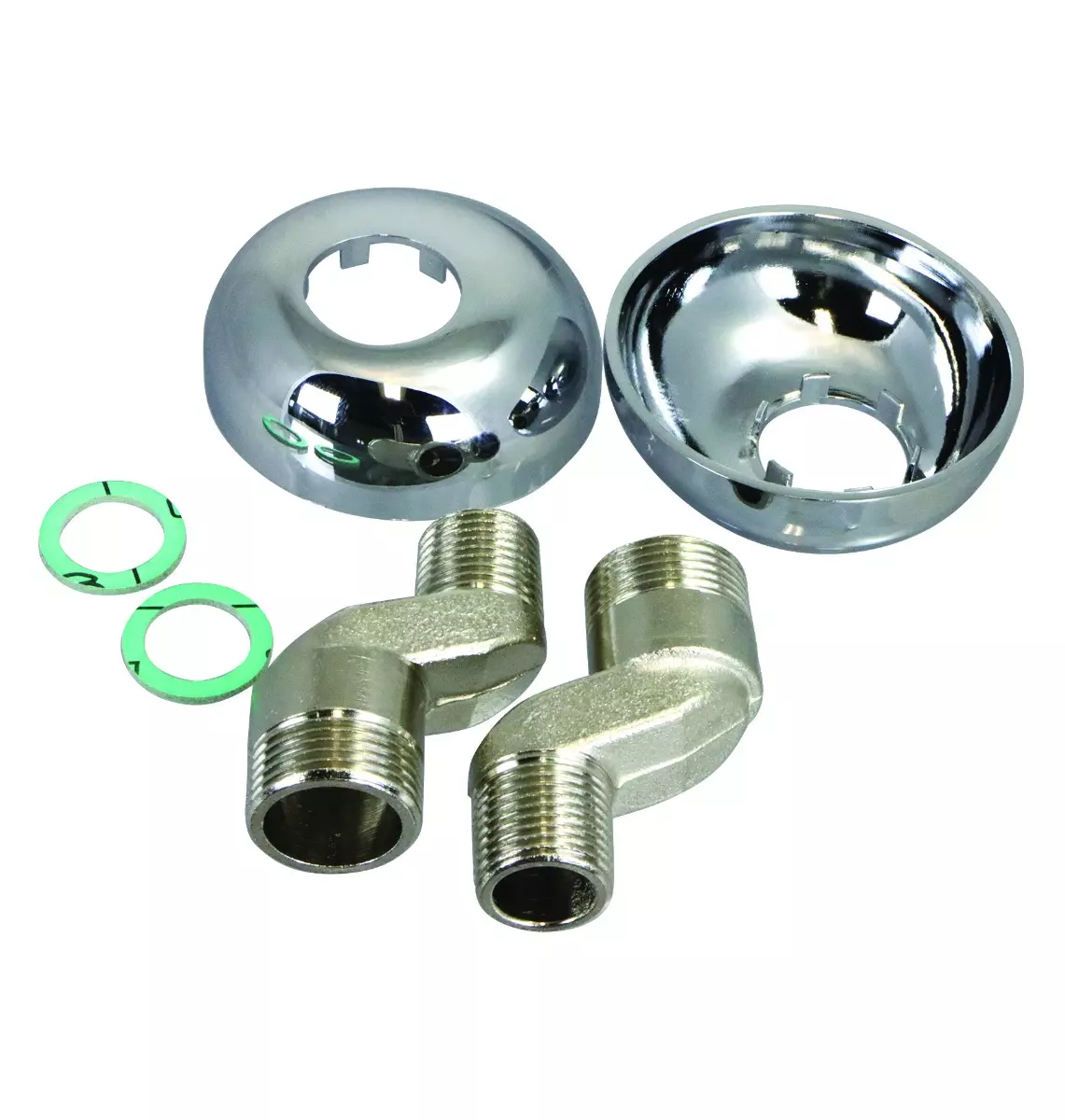 Raccord décalé 21mm-m1/2xm3/4-rosace 70 mm - PRESTO - 70221