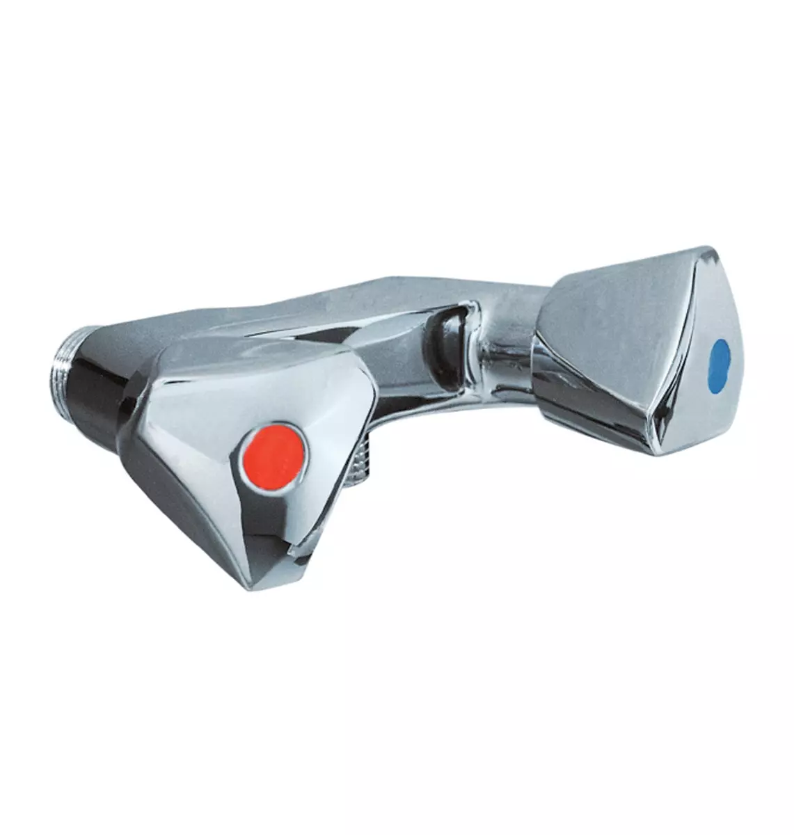 Mélangeur mural douche 80 mm-tête à clapet - PRESTO - 70652