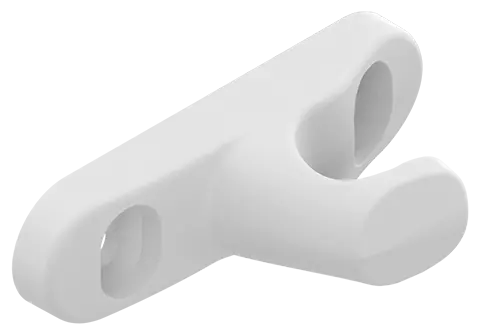 Gâche à retour pour DIEZ 7148 LA CROISÉE DS - Blanc - DS7148-036