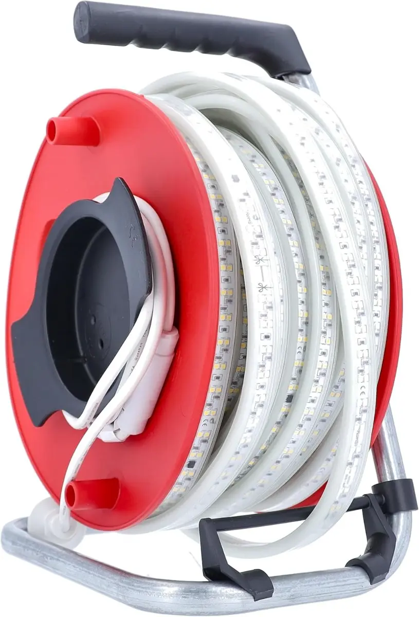 Enrouleur ruban led - SCHWABE 25M - 1500L/M avec remanance phosphorescente - 46714