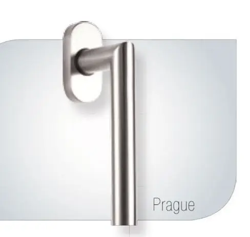 Poignée sur platine Inox OB  PRAGUE