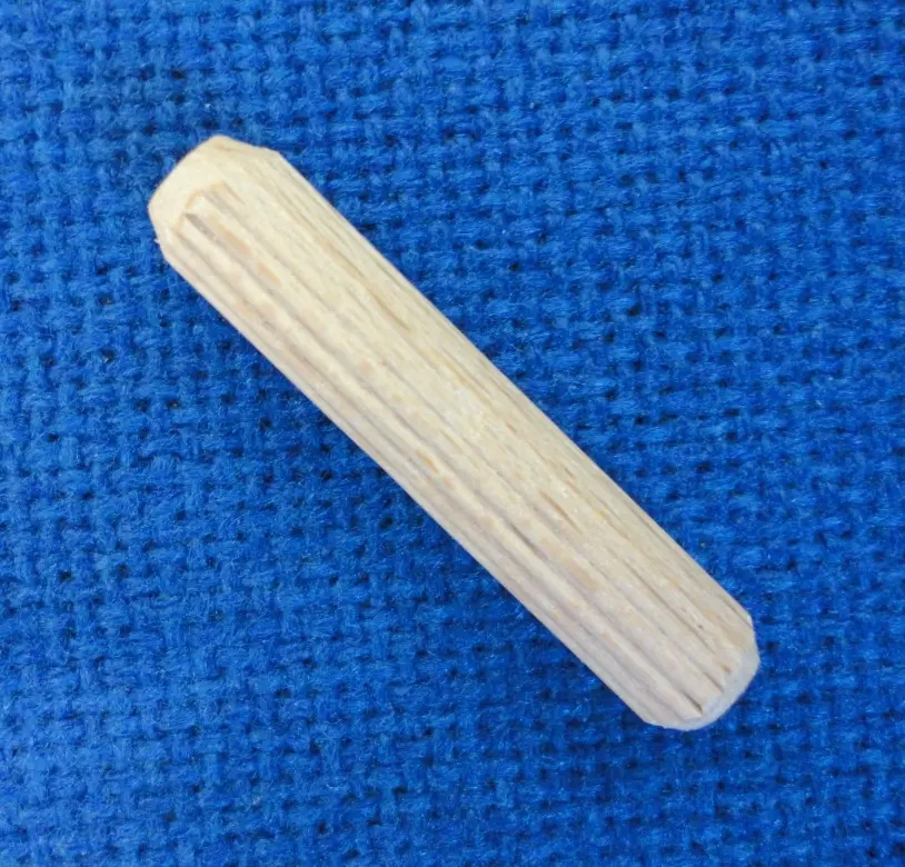 Tourillon coupé  Hêtre strié  Le sac de 100 pièces-[Dimensions:8 x 40]