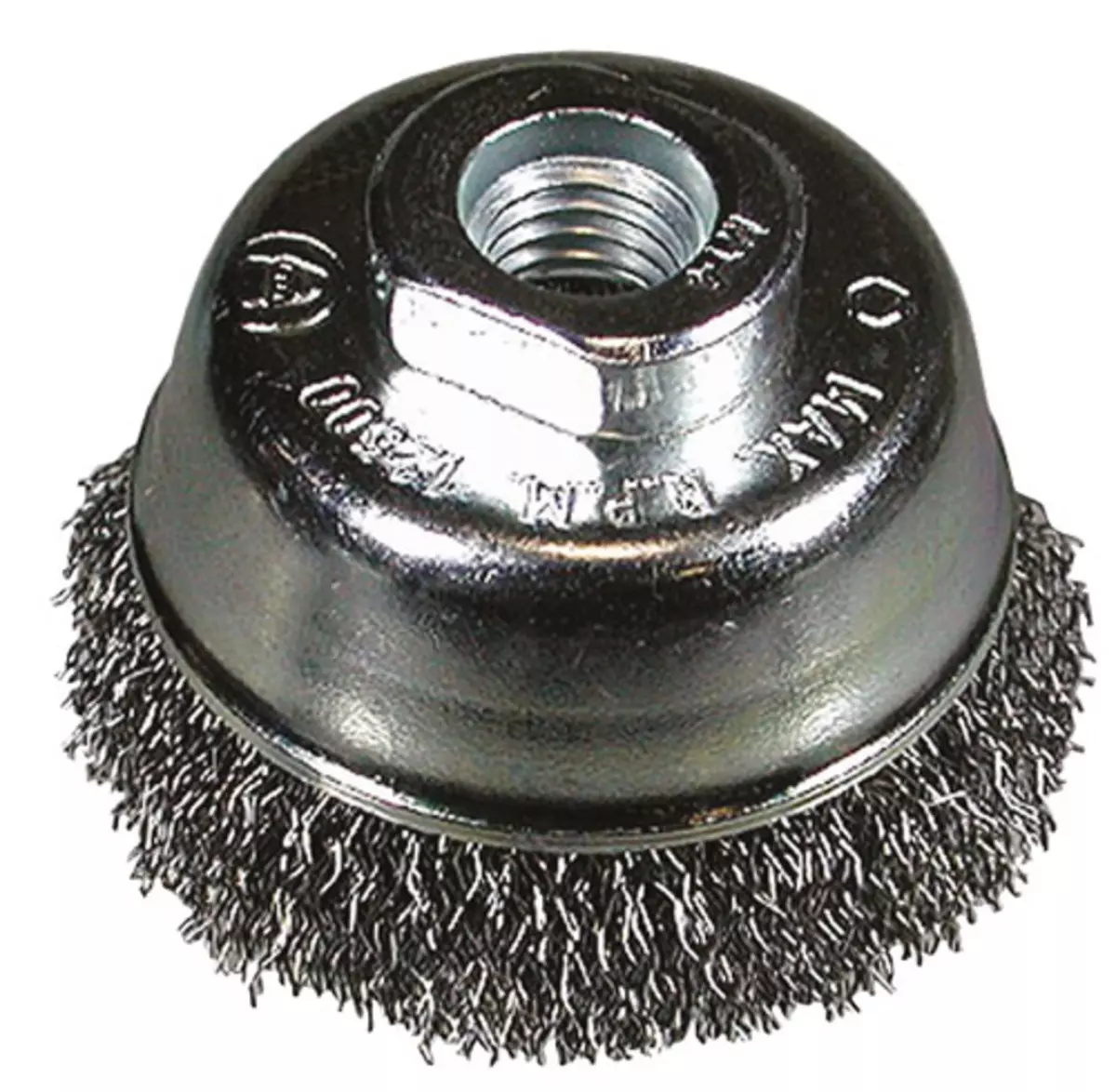 Brosse boisseau 75xM14x0.3 à  fils ondulés - HIKOKI - 751312