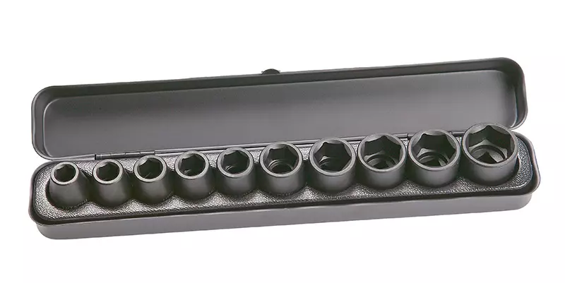 Jeu de 10 douilles à chocs HIKOKI 1/2" - en coffret - 751879