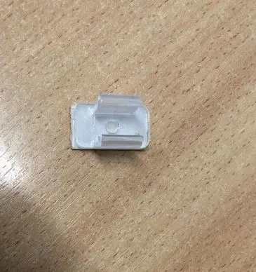 Support adhésif pour tringle plate 12 x 2