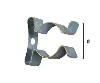 Clips porte-outils acier zingué