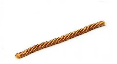 Cordelette D.8 mm Or le mètre