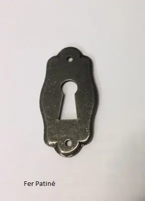 Entrée de meuble N° 1303  Fer Patiné Bouvet