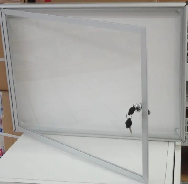 Tableau affichage Magnétique 2 Feuilles avec vitre