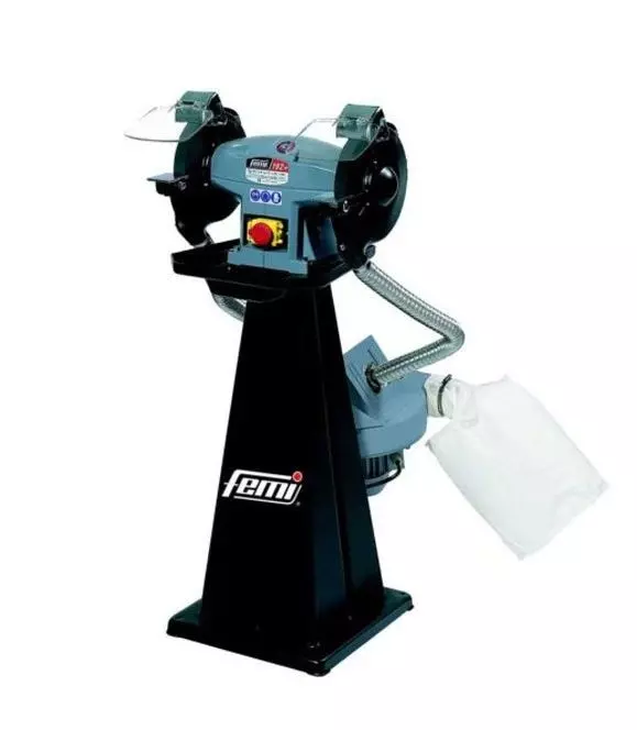 Touret FEMI 194/M EVO - 1500 W Triphasé - Ø 250x35x25 mm - Avec meules - 8003932