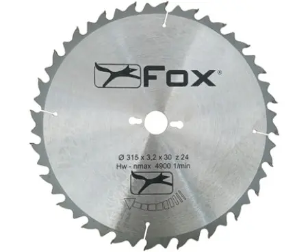 Lame bois Ø 315x30 mm 24 dents FEMI pour scie à onglet TS36-531 - 8025191302735