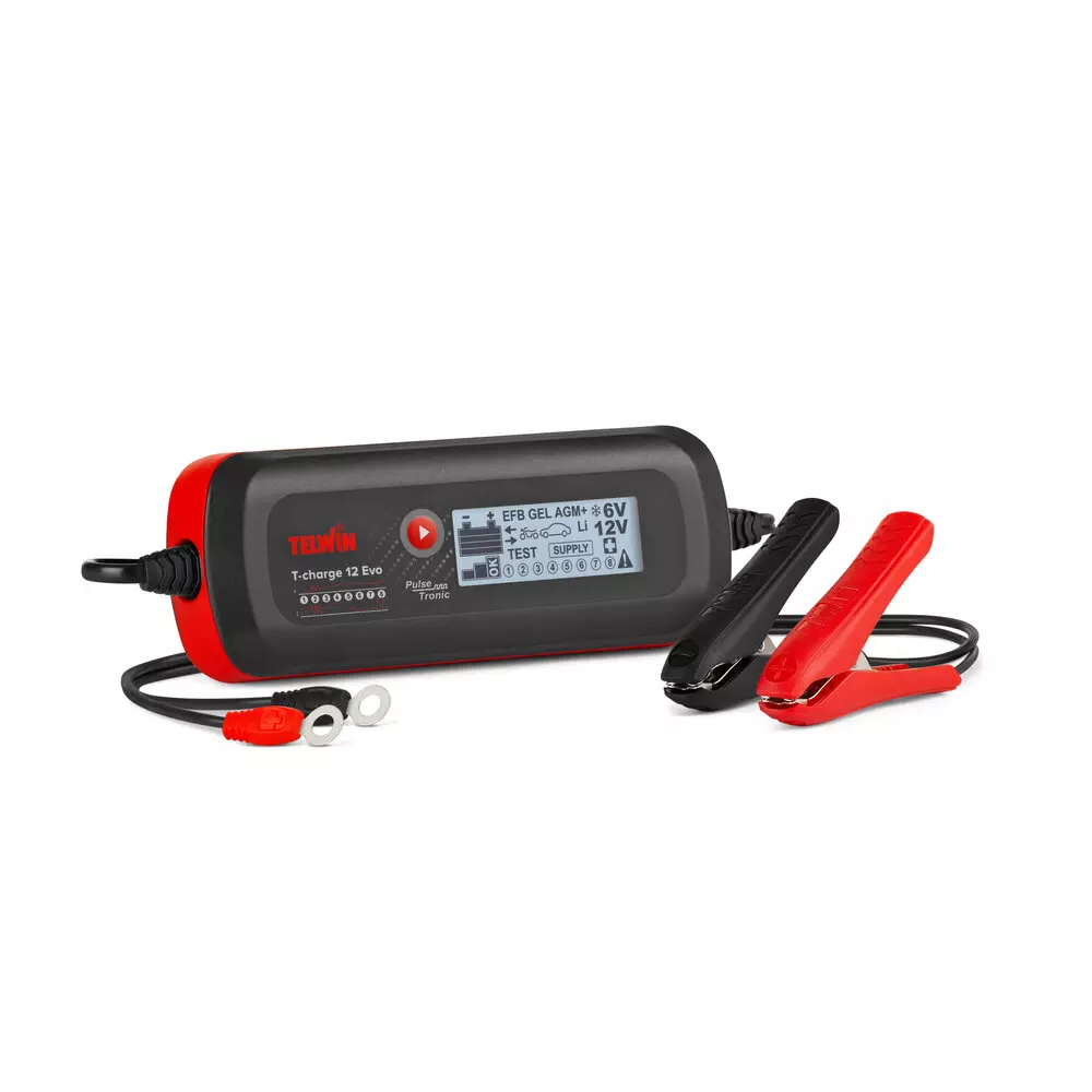 Chargeur de batterie T-Charge 12 EVO - 6V/12V - TELWIN - 807578