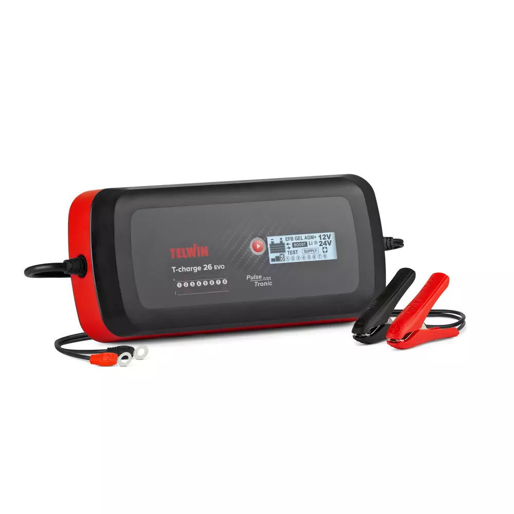 Chargeur de batterie T-Charge 26 EVO - 12V/24V - TELWIN - 807595