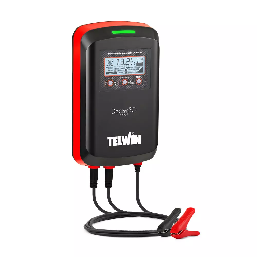 Chargeur de batterie Doctor Charge 50 - 230V - 6V/12V/24V - TELWIN - 807613