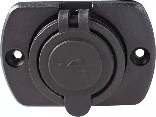 Prise encastrée USB avec deux ports USB noir - SCHWABE - 61499