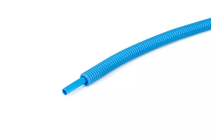 Tube hydro bleu gainé D 12, 50M- REHAU - 13301791050