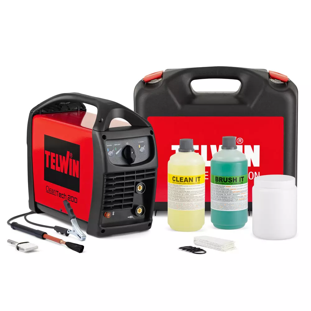 Système nettoyant pour soudure Cleantech 200 + Kit - TELWIN - 850020