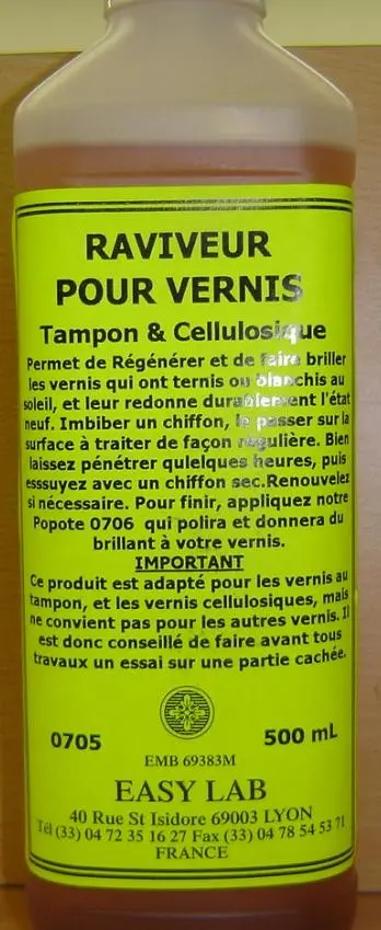 Raviveur pour vernis 0705 EASY LAB-[Conditionnement:5 Litres]