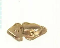 Fermeture de coffret Acier Laitonné Réf 252-[Dimensions:42mm]