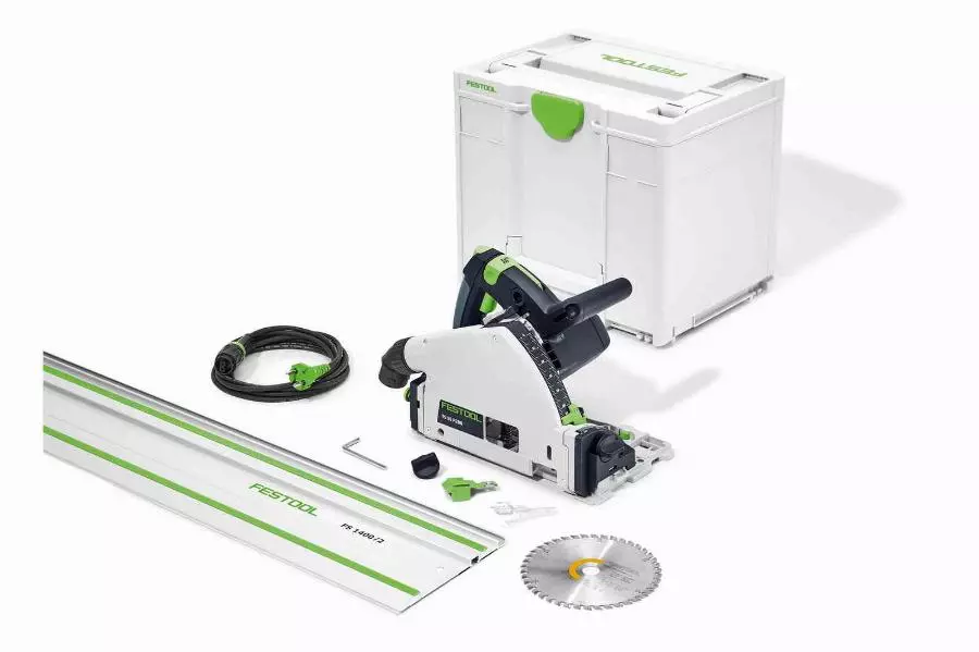 Scie plongeante TS 55 FEBQ-Plus-FS -  FESTOOL - Avec lame Ø160 mm Wood + Rail FS1400/2 + Systainer - 577010
