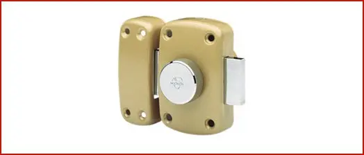 Verrou à bouton CYCLOP Ref 7600  Vachette-[Dimensions:canon de 60mm]