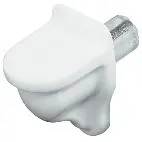 Taquet plastique blanc  5mm