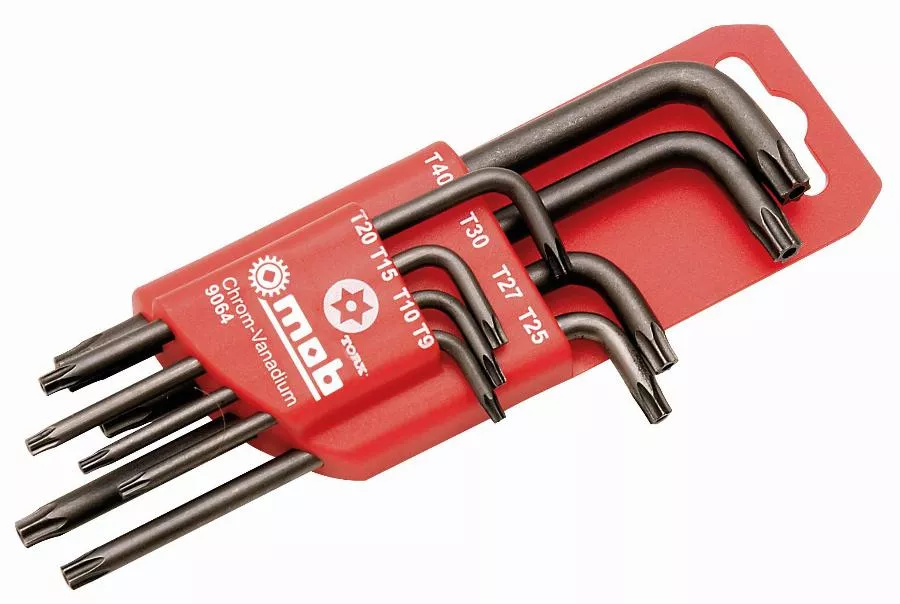 Etui 8 clés males torx percées CRV - MOB - 9064010101