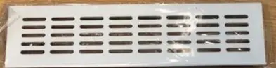Grille d'aération à encastrer pour Frigo, Four...  80X600mm Blanc