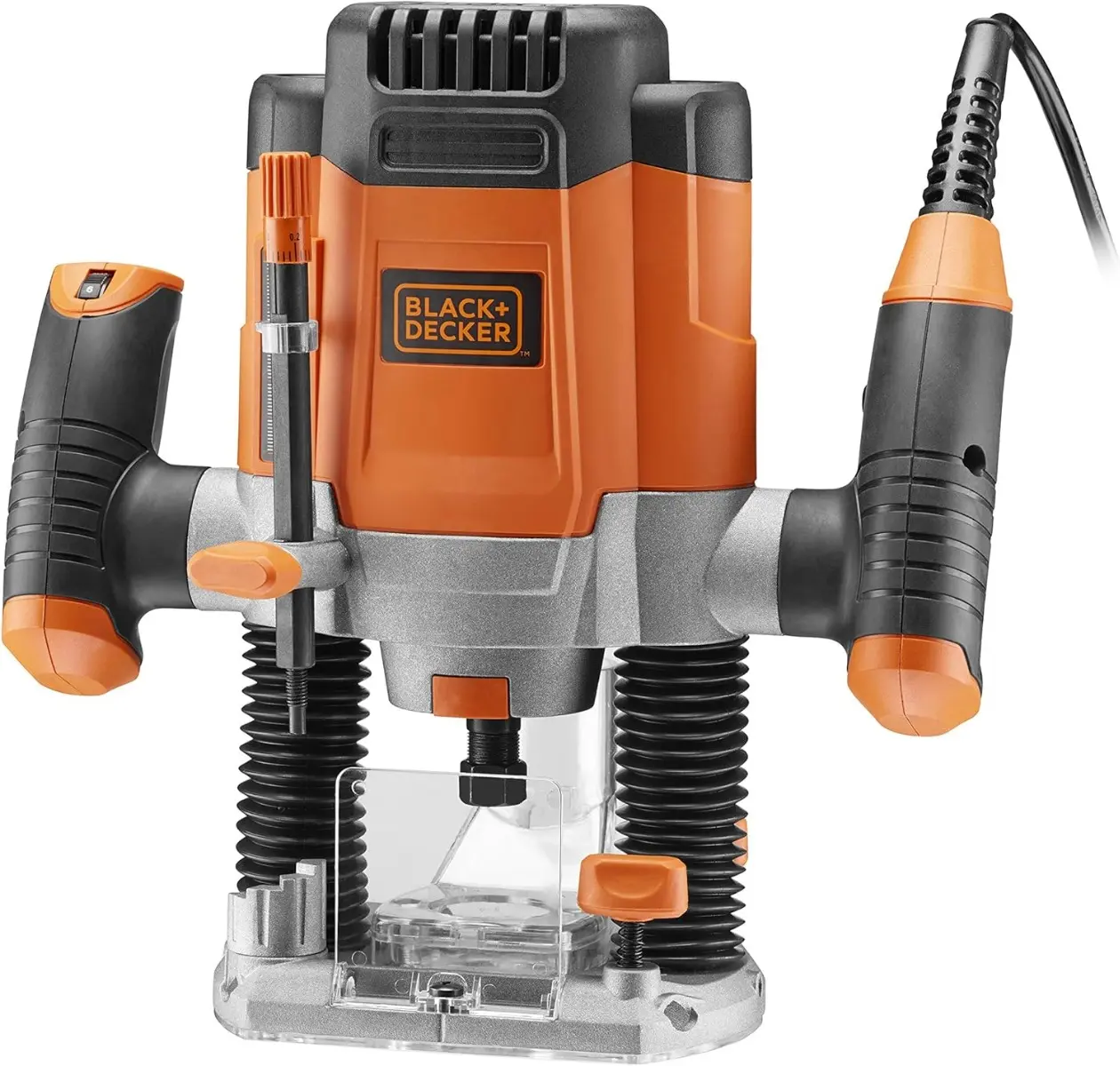 Défonceuse filaire  1200W - BLACK+DECKER - avec 13 accessoires - KW1200EKA-QS
