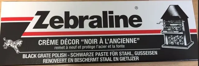 ZEBRALINE  pâte noire ferronerie  tube 100 ML
